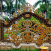 Gate Wrought Iron (183) Pagar Rumah Klasik Mewah Modern