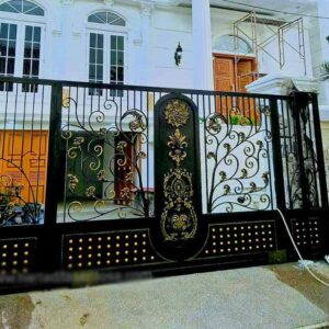 Pagar Besi Tempa Minimalis