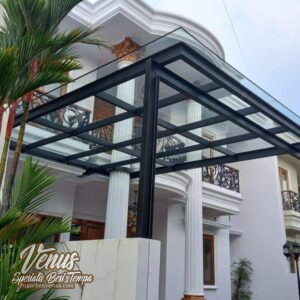 Kanopi Kaca Tempered 10 mm M2