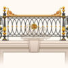 Railing Balkon Besi Tempa Minimalis