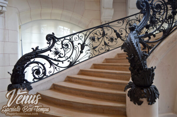 Staircase (117) Railing Besi Tempa Mewah Modern